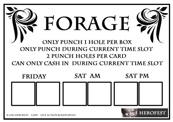 Forage Card Example