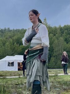 Summer Star Lady in Costume